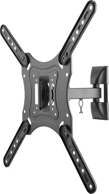 Produktbild von Deltaco ARM-0254, 139,7 cm (55"), 75 x 75 mm, 400 x 400 mm, -20 - 20°, -45 - 45°, Schwarz