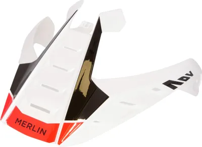 Produktbild von Merlin Torres Adventure Helmschirm, weiß/rot