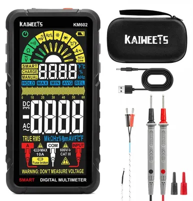 Produktbild von Digitalmultimeter, 6000 Zählungen Anzeige, Überlastschutz, 6000 Zählungen