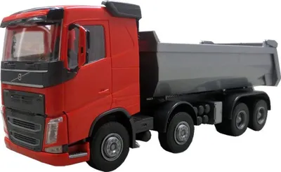 Zdjęcie produktu dla Emek 21355 Volvo FH wywrotka 4 osie - kabina czerwona