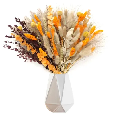 Herbstdeko-Set, 105 Stück getrocknete Pampasgräser, 40-45 cm