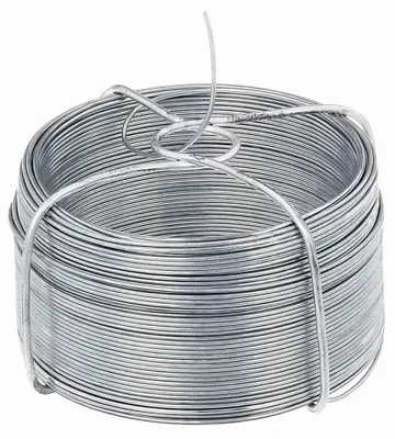 Zdjęcie produktu dla Alberts 530471 Szpula drutu, ocynkowana, średnica drutu 1,1 mm, długość 50 m, zestaw 2 szt.