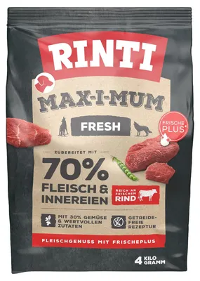 Produktbild von Rinti MAX-I-MUM Rind 4 kg