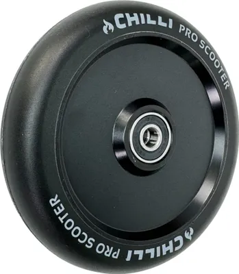 Produktbild von Chilli Pro Scooter Hollowcore Rolle FAT 120 x 27mm Rollstuhl Bobbycar Racing Schwarz