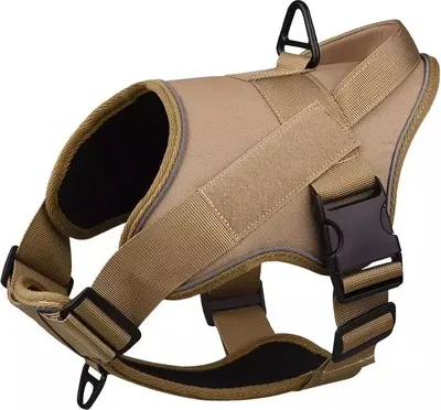 Imagen del producto de Arnés táctico para perros Oxford Premium Savana, talla XL