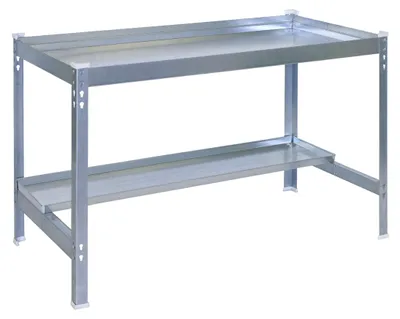 Image de Etagère Simongarden Desk 900x600 Galva/galva Galvanisé 840x900x600 - Simonrack