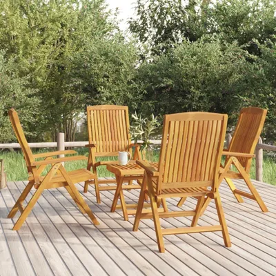 Obrázok produktu pre Maison Exclusive - 5-dielna záhradná sedacia súprava masívne teakové drevo