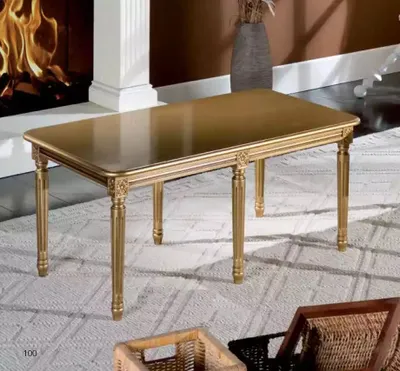 Immagine prodotto di Klassischer Luxus Designer Couchtisch Wohnzimmer Holz Möbel Lehnstuhl