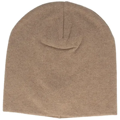 Balke feine Beanie Strickmütze aus Merinowolle in beige