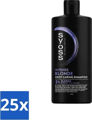 Produktbild von SYOSS - Blond - Shampoo - Langanhaltendes Styling - 440ml - Vorteilspack - 25 Stücke