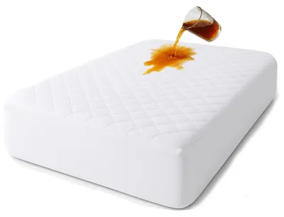 Image de Protection de matelas en coton – Imperméable – 90x190/200 cm