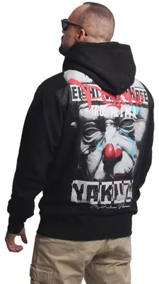 Produktbild von Yakuza Herren Psycho Kapuzenpullover, Schwarz, 3XL