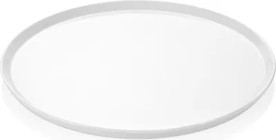 Obrázok produktu pre Plochý tanier na pizzu 36 cm - biely porcelán - možno umývať v umývačke riadu