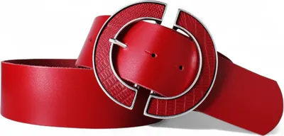 Produktbild von Taillengürtel Damen Echtleder 5 cm breit, Kroko-Schnalle, Ledergürtel FRONHOFER