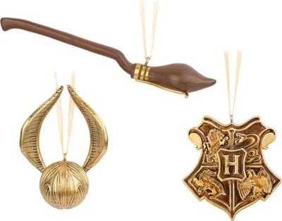 Obrázok produktu pre Erik - Zestaw 3 ornamentów bożonarodzeniowych Harry Potter - oficjalna licencja