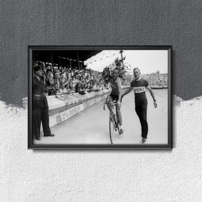 Produktbild von Poster - Canvas - Leinwand - 84,1 cm x 59,4 cm - Fotoposter - Leinwandkunst - Fotografie Tour de France