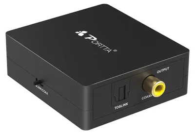 Obrázok produktu pre Optický konvertor Toslink na koaxiálny, obojsmerný pre audio