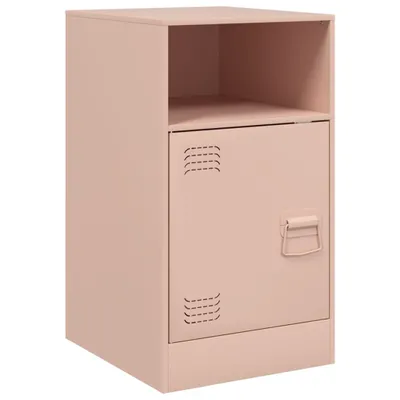 Obrázok produktu pre Nočný stolík ružový 34,5x39x62 cm oceľ