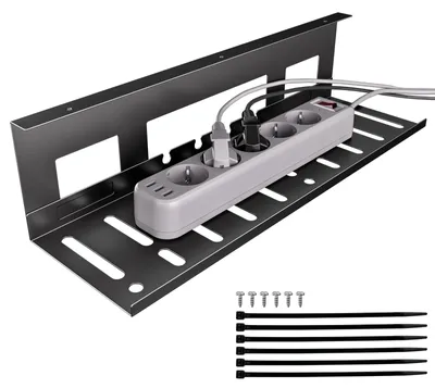 Obrázek produktu pro Kabelový kanál, 40 cm, pro organizaci kabelů, černý