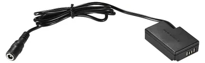Image de Adaptateur pour batterie factice DR-E18 LP-E17 avec connecteur CC pour Canon 200D/ 800D/ 760D/ 750D/ 77D/ M6/ M5 / Rebel T7i T6s T6i 8000D KISS X8i/ SL3/250D/Kis