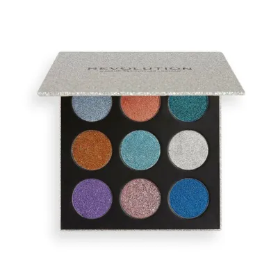 Produktbild von Makeup Revolution Illusion Pressed Glitter Palette, 1 Stk.