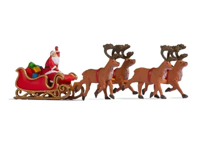 Produktbild von NOCH Weihnachtsmann mit Schlitten, HO (1:87)