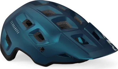 Zdjęcie produktu dla Kask rowerowy MET Terranova, Teal Blue Metallic - Matt, M