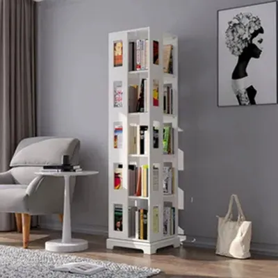 Produktbild von 360Home bodenstehendes Bücherregal Kinderbücherregal Lagerregal Bücherregal Weiß 5 Ebenen 【BR955】