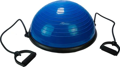 Produktbild von Tunturi Balancetrainer mit Griffen, Halbkugelball für Gleichgewicht, Koordinationstraining für Körper