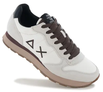 Produktbild von SUN68 Tom Solid - Herren Sneakers Schuhe Weiß-Braun Z46101-31 , EU 47