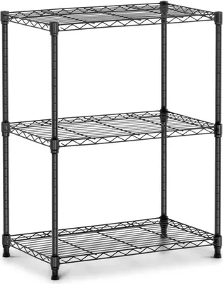 Produktbild von Expondo Royal Catering Metallregal - 60 x 35 x 77 cm - 120 kg - schwarz