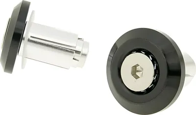 Obrázok produktu pre Hmotnosť riadidiel BestPrice, tlmič vibrácií pre koniec riadidiel, mini, CNC, čierna, 17,5 mm
