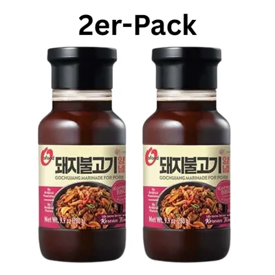 Produktbild von 2er-Pack O'Food Korean BBQ Gochujang Bulgogi Marinade 280g