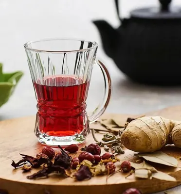 Image de LAV Venüs verres à thé avec poignées, lot de 6, 150 ml