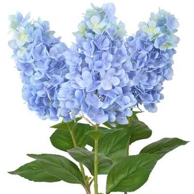 Produktbild von Solidchoice – Künstliche Hortensienblumen mit langen Stielen zur Dekoration