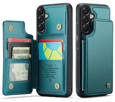 Produktbild von Samsung Galaxy A57 Hülle - CaseMe C22 Back Cover mit Kartenfach - Grün