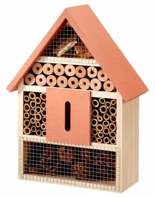 Zdjęcie produktu dla HOWHOMELY | Dom dla owadów – ul – 9 x 22 x 29 cm – różowy – hotel dla owadów – dekoracyjny – do ogrodu