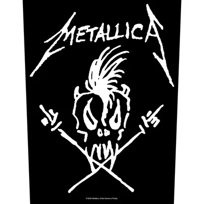 Produktbild von Metallica - Patch "Scary Guy" RO3184 (Einheitsgröße) (Schwarz/Weiß)