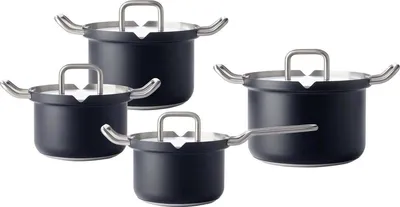 Obrázok produktu pre BK Q-linair Master Black 4-dielna sada panvíc