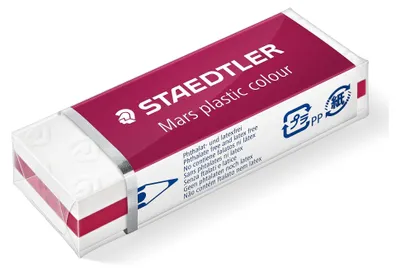 Produktbild von Staedtler Mars Plastic Radierer colour Radiergummi farbig sauber Radieren