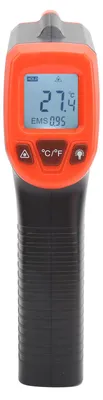 Zdjęcie produktu dla Pistolet do pomiaru temperatury na podczerwień z wyświetlaczem LCD – termometr przemysłowy GM320SRed