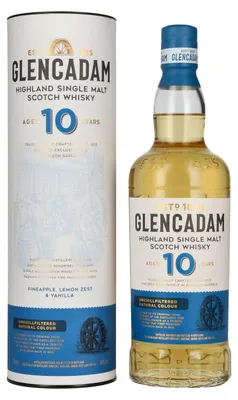Image de Glencadam 10 Years Old Highland Single Malt Scotch Whisky 46% Vol. 0,7l en boîte cadeau