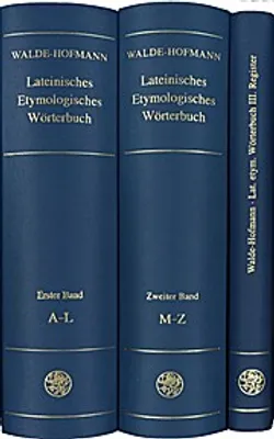 Immagine prodotto di Lateinisches etymologisches Wörterbuch