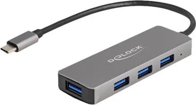Obrázok produktu pre Delock 63173 DELOCK 4 Port USB 5 Gbps Hubmit USB Type-C Anschluss