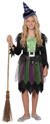 Produktbild von Zauberhexe Hexenkostüm  Halloween  Größe 152