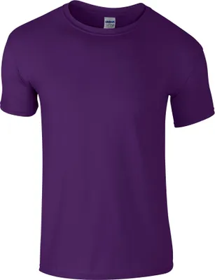Produktbild von Gildan Soft-Style Herren T-Shirt, Kurzarm, Rundhalsausschnitt BC484 (S) (Lila)