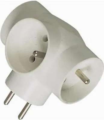 Obrázek produktu pro Rozvaděč PremiumCord 230V 10A, 3x kulatá zásuvka, bílý