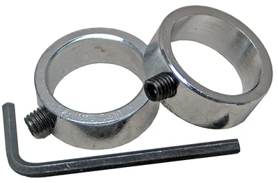 Produktbild von Best Sporting Stellring 30mm für Hantelscheiben, Sackkarre oder Bollerwagen I 2 Stellringe 30mm in für Achse 30mm oder Edelstahlrohr 30mm I Klemmring I Klemmringe 30mm