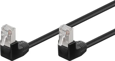 Produktbild von Patchkabel RJ-45 90°-Stecker > RJ-45 90°-Stecker