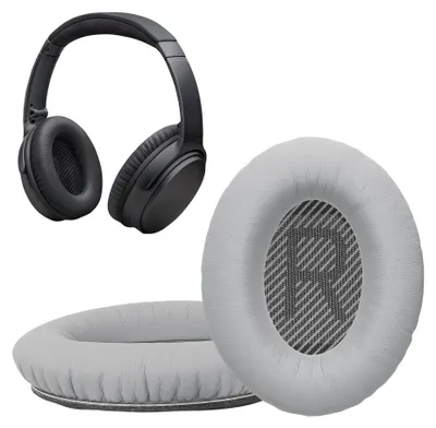 Produktbild von kwmobile 2x Ohr Polster für Bose Quietcomfort 35 35II 25 15 / QC35 QC35II QC25 QC15 Ohrpolster - Ersatz Ohrpolster - Kopfhörer Ersatzteile - Kopfhörer